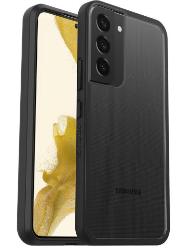 Otterbox React Series Phone Case for Galaxy S22 - Black Crystal (Clear/Black) by Otterbox - Refurbished - Brand New condition - US$26.98