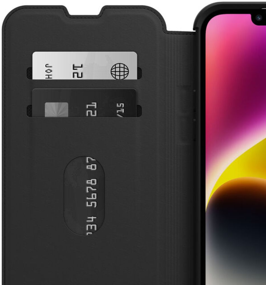Otterbox Strada Series Phone Case for iPhone 14 Plus - Shadow (Black) by Otterbox - Refurbished - Brand New condition - Image 2