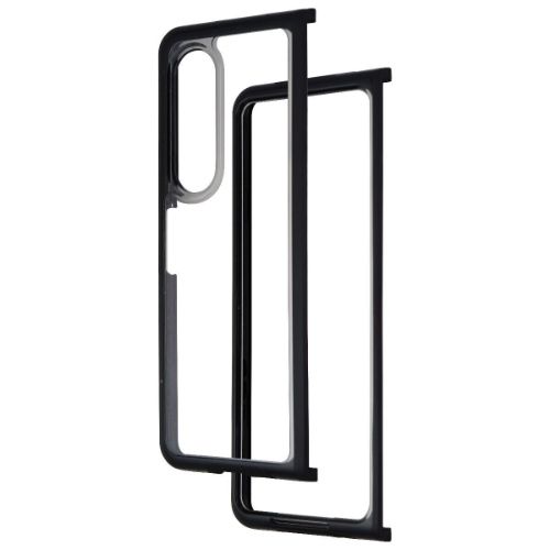 Otterbox Symmetry Flex Series Phone Case for Galaxy Z Fold3 - Black Crystal (Black/Clear) by Otterbox - Image 3