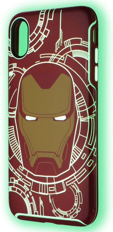 OtterBox Symmetry Marvel Series Glow in the Dark Phone Case for iPhone XS Max - I Am Iron Man (Red) by OtterBox - Refurbished - Brand New condition - US$12.31