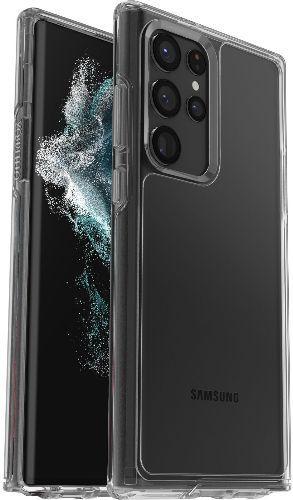 Otterbox Symmetry Series Clear Antimicrobial Phone Case for Galaxy S22 Ultra - Clear by Otterbox - Refurbished - Good condition - US$38.99