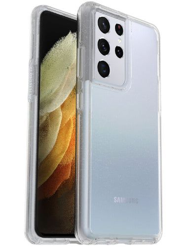 Otterbox Symmetry Series Clear Phone Case for Galaxy S21 Ultra (5G) - Stardust by Otterbox - Refurbished - Very Good condition - US$8.78