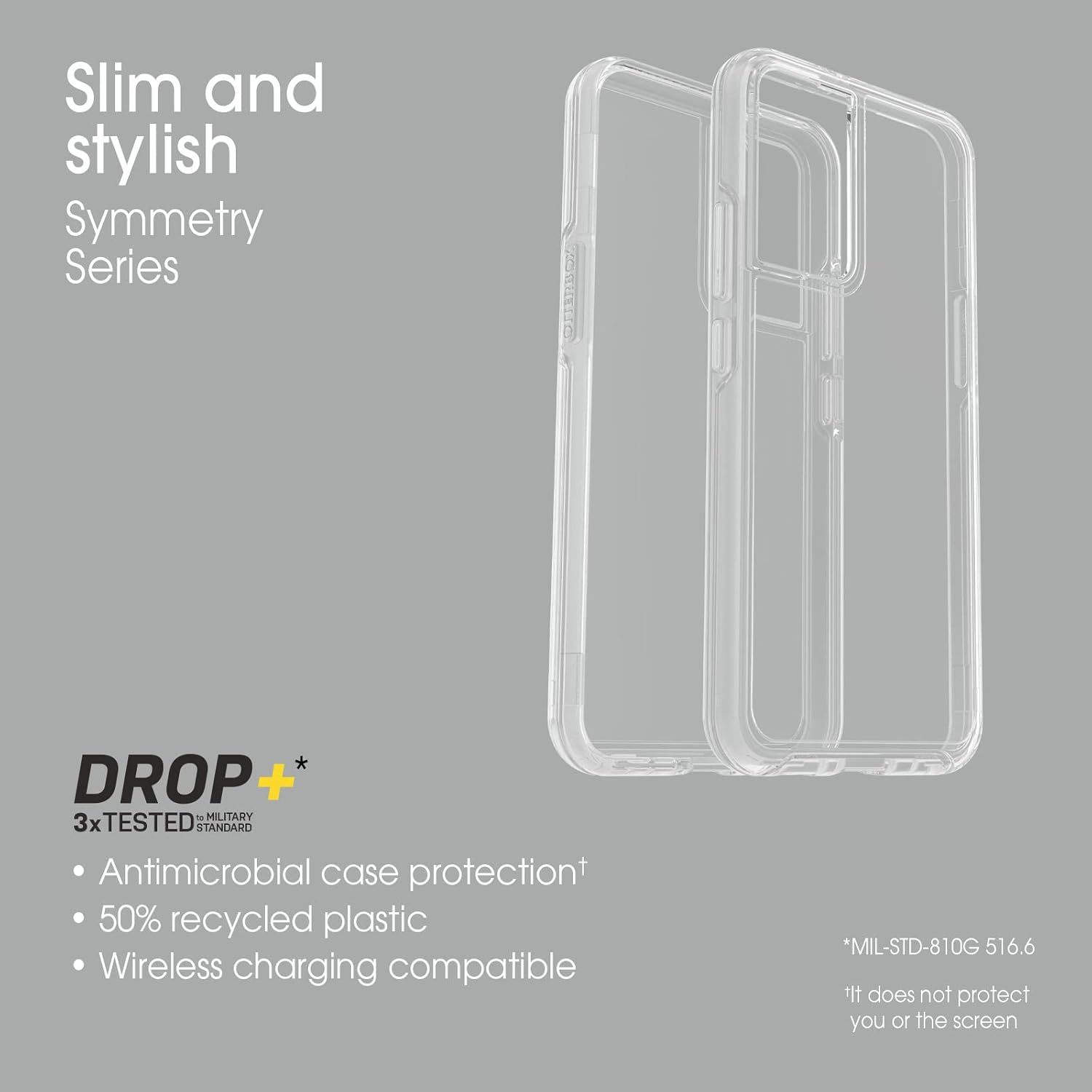 Otterbox Otterbox Symmetry Series Clear Phone Case for Galaxy S22+ - Clear by Otterbox - Image 5