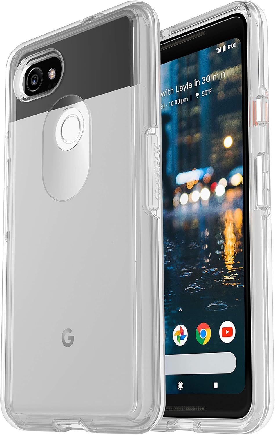 OtterBox Symmetry Series Clear Phone Case for Google Pixel 2 XL - Clear by OtterBox - Refurbished - Very Good condition - Image 4