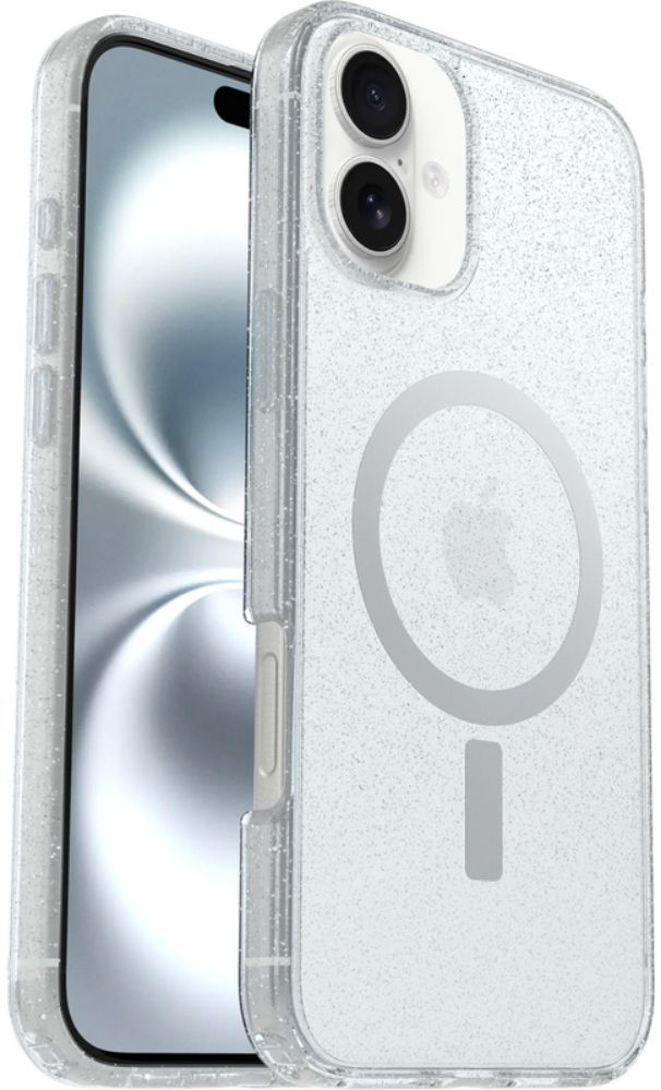 OtterBox OtterBox Symmetry Series Clear Phone Case with MagSafe for iPhone 16 Plus - Stardust by OtterBox - Refurbished - Brand New condition - US$39.93