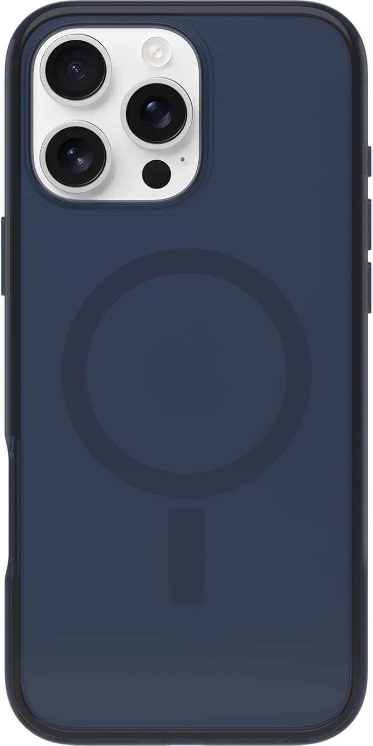OtterBox Symmetry Series Clear Phone Case with MagSafe for iPhone 16 Pro Max - Baby Blue Jeans (Blue) by OtterBox - Refurbished - Very Good condition - US$20.48