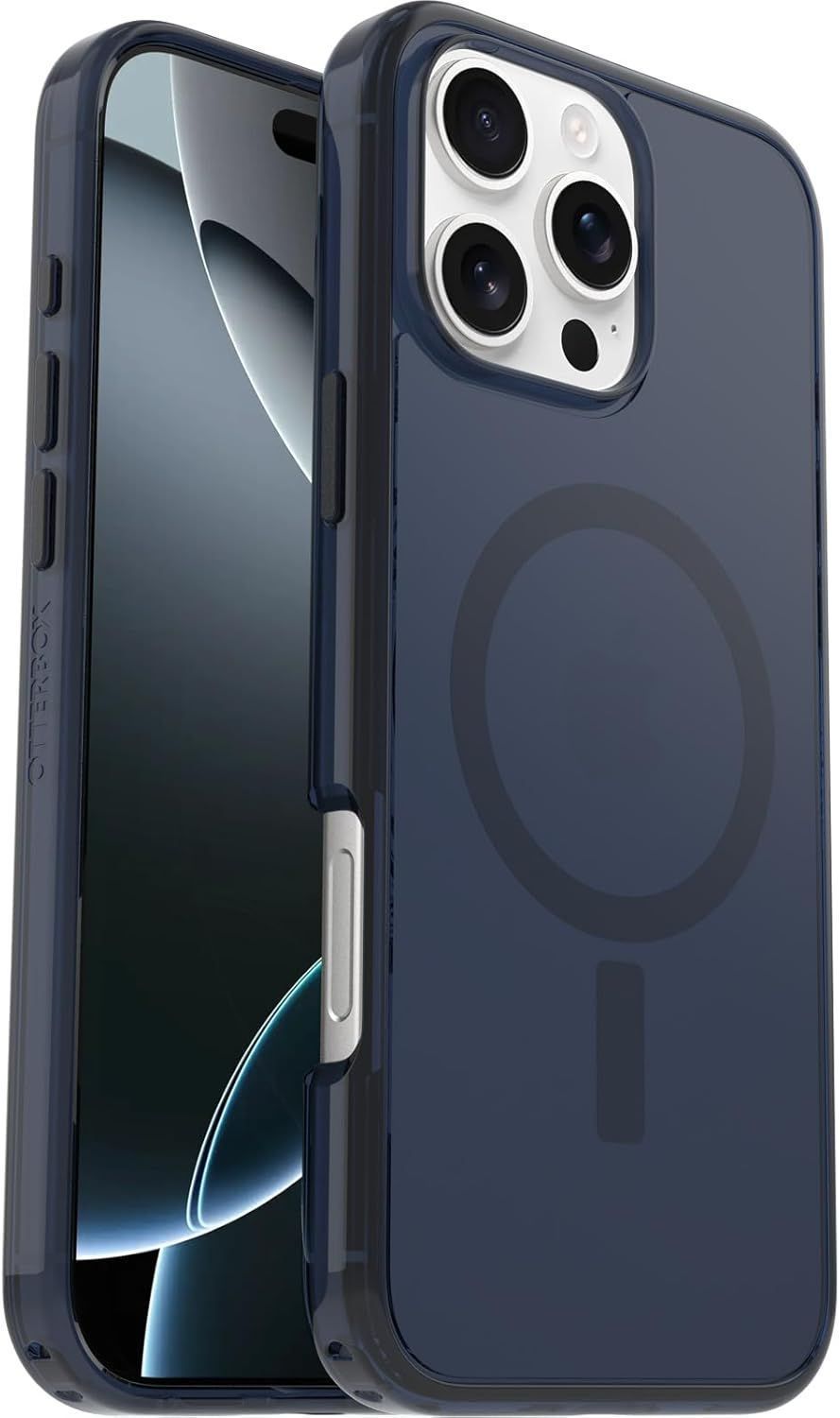 OtterBox Symmetry Series Clear Phone Case with MagSafe for iPhone 16 Pro Max - Baby Blue Jeans (Blue) by OtterBox - Image 3