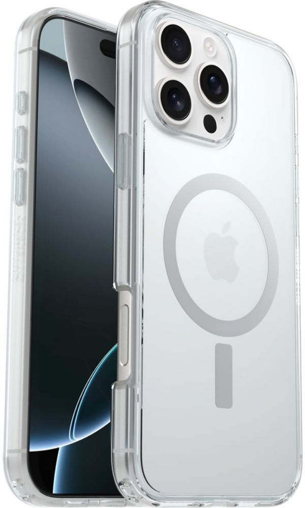 OtterBox Symmetry Series Clear Phone Case with MagSafe for iPhone 16 Pro Max - Clear by OtterBox - Refurbished - Very Good condition - US$13.98