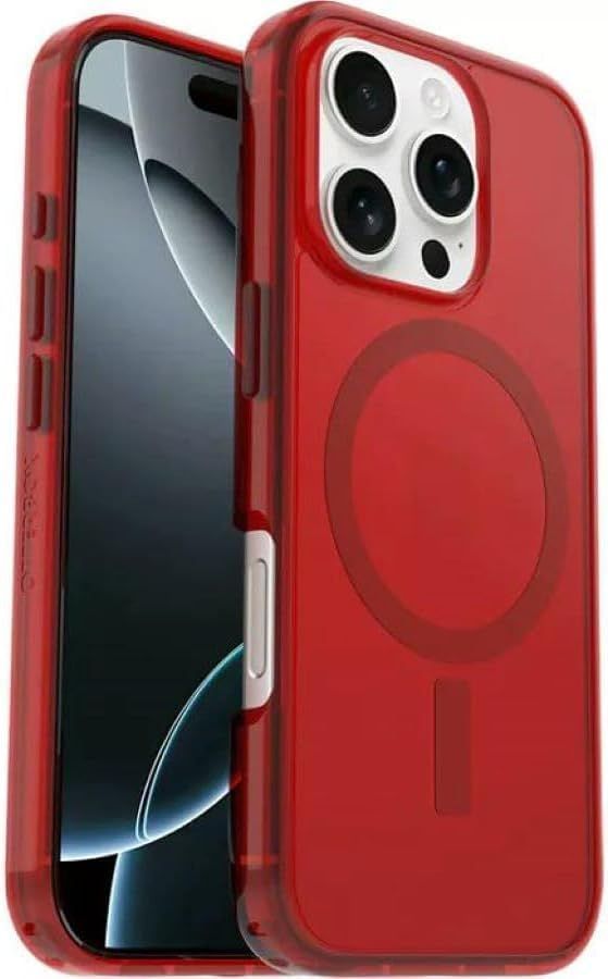 OtterBox Symmetry Series Clear Phone Case with MagSafe for iPhone 16 Pro Max - Firecracker by OtterBox - Image 3