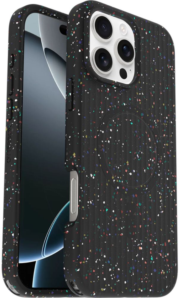 Otterbox Symmetry Series Core Phone Case with MagSafe for iPhone 16 Pro Max - Carnival Night (Black) - Like New