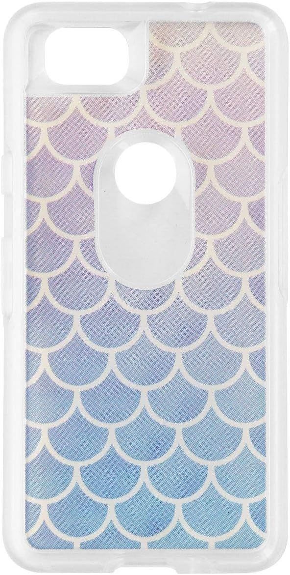 OtterBox Symmetry Series Hybrid Hard Phone Case for Google Pixel 2 XL - Clear / Blue Scales by OtterBox - Refurbished - Brand New condition - US$8.78