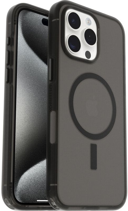 Otterbox Symmetry Series Soft Touch Phone Case with MagSafe for iPhone 15 Pro Max - Dark Echo (Black) by Otterbox - Refurbished - Brand New condition - US$53.48