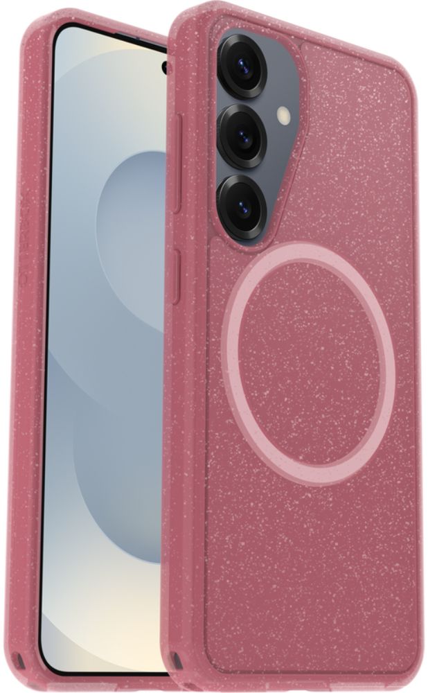 OtterBox Symmetry Series Phone Case with Magnets for Samsung Galaxy S25 - Foxberry (Pink) by OtterBox - Refurbished - Brand New condition - US$40.76