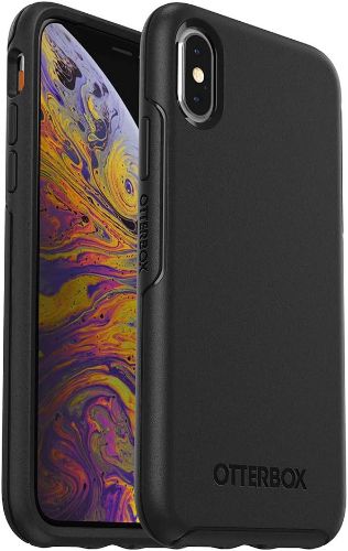 OtterBox Symmetry Series Protective Phone Case for iPhone X - Black by OtterBox - Refurbished - Good condition - US$22.39