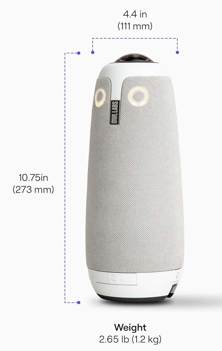 Owl Labs Meeting Owl 3 1080P Smart Video Conferencing Camera - Grey by Owl Labs - Image 2