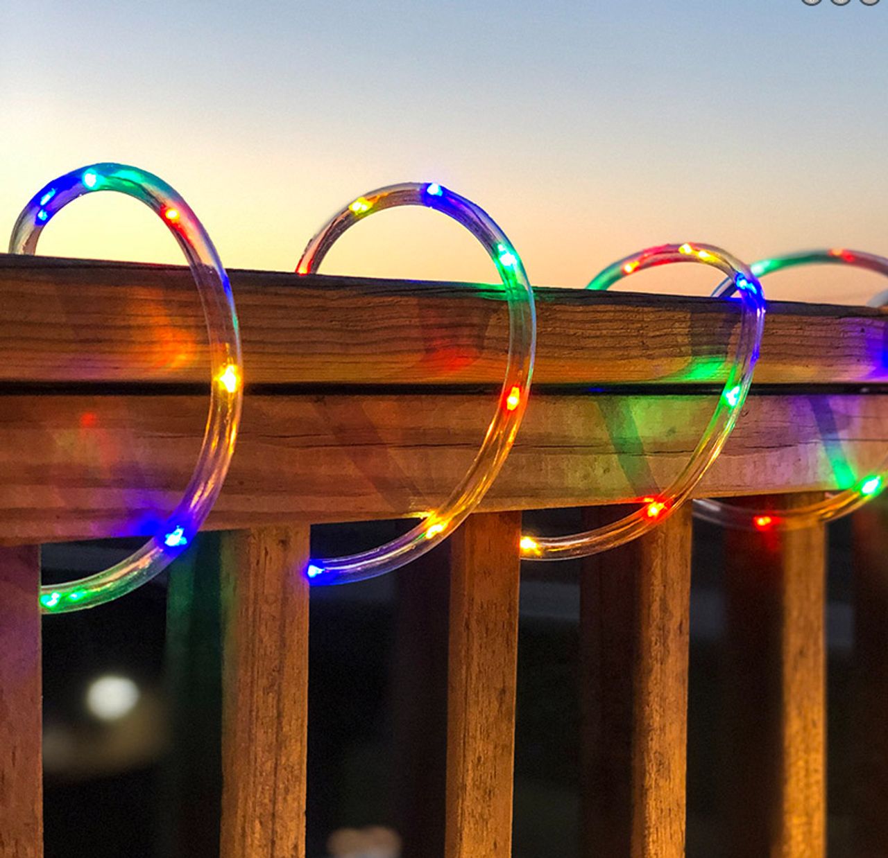 Pacific Accents Color Changing Rope Light 100 LED with Remote - White by Pacific Accents - Image 4