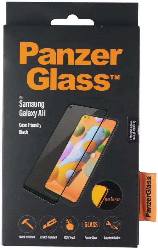 PanzerGlass Edge-to-Edge Screen Protector for Samsung Galaxy A11 - Clear/Black by PanzerGlass - Image 2