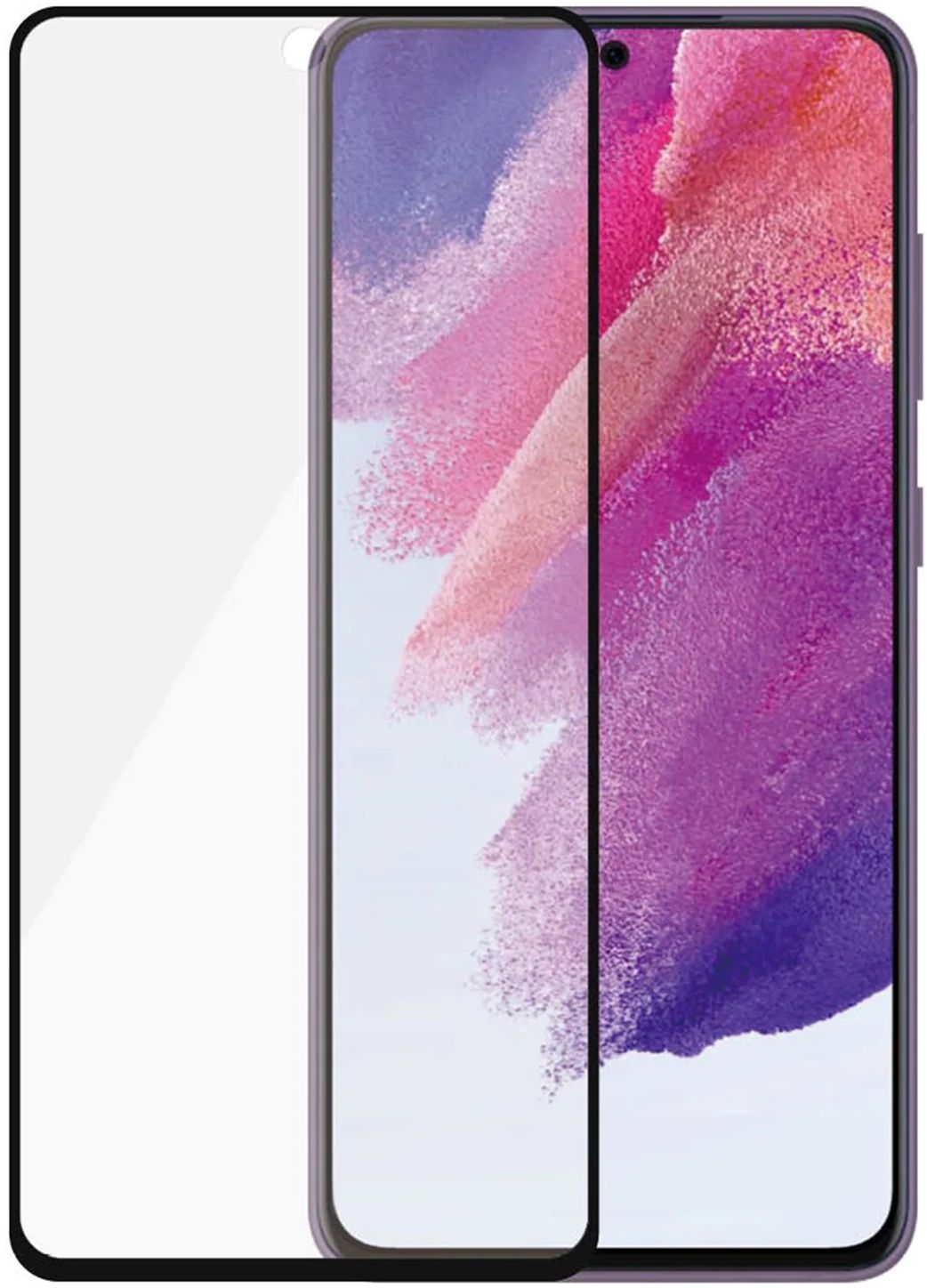 PanzerGlass Edge-to-Edge Screen Protector for Samsung Galaxy S21 FE - Clear/Black by PanzerGlass - Refurbished - Brand New condition - US$8.78