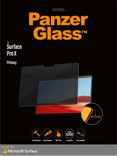 PanzerGlass Surface Pro X Privacy Filter Screen Protector Anti-glare Coating - Privacy by PanzerGlass - Refurbished - Very Good condition - US$27.23