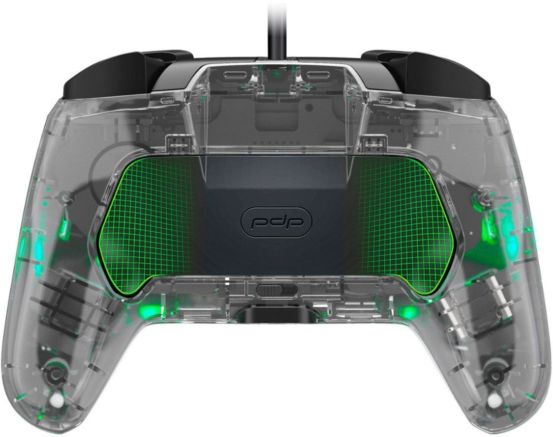 PDP Afterglow Prismatic LED Deluxe + Audio Wired Controller for Nintendo Switch - Clear by PDP - Refurbished - Like New condition - Image 4