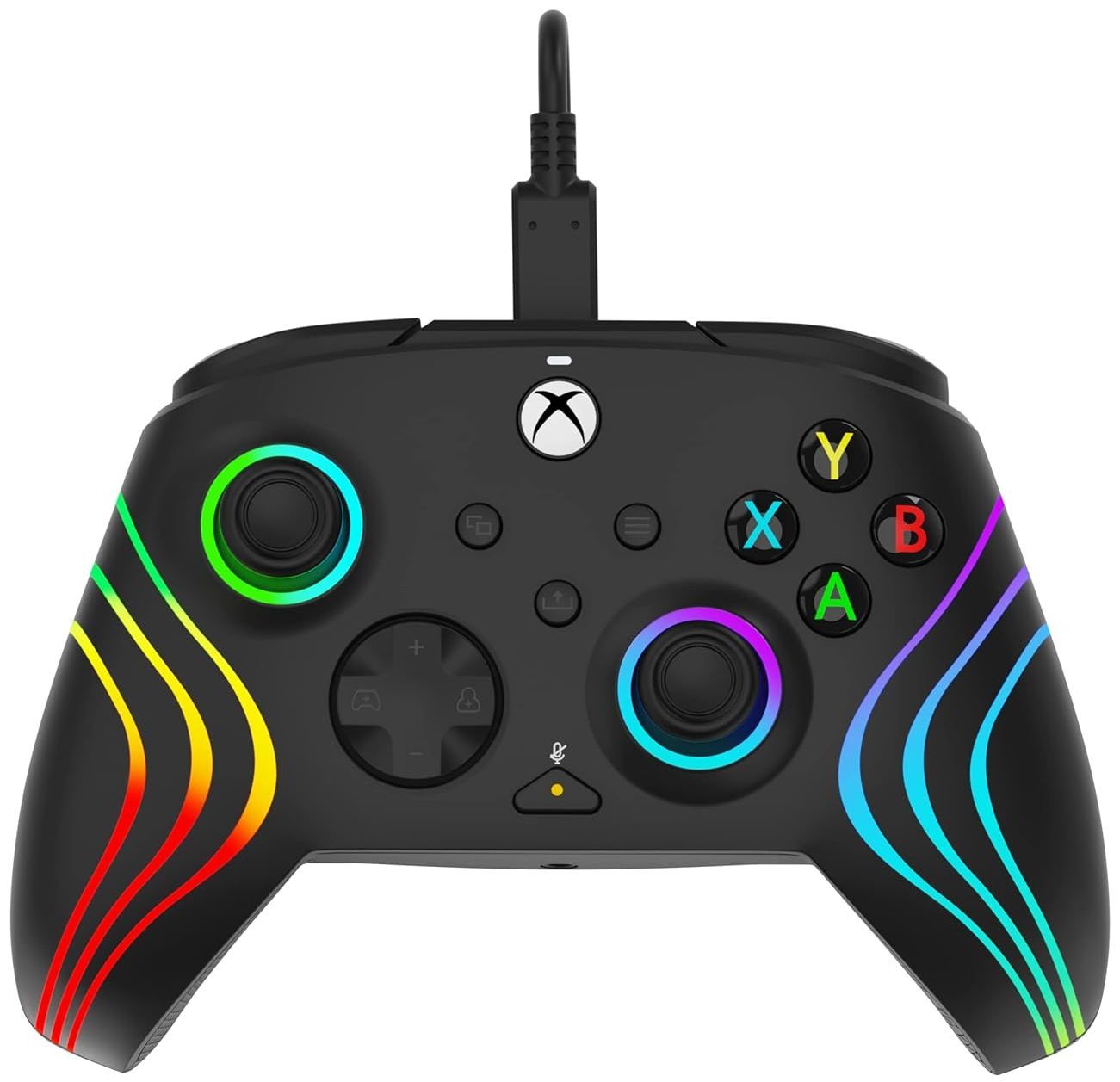 PDP Afterglow Wave LED Controller for Xbox Series X|S - Black by PDP - Refurbished - Like New condition - US$80.49