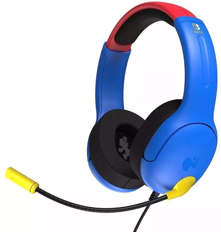 PDP AIRLITE Wired Gaming Headset for Nintendo Switch - Red/Blue by PDP - Image 2