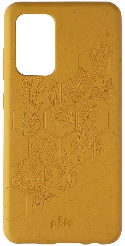 Pela Classic Series Flexible Phone Case for Samsung Galaxy A52 - Honey Hive (Yellow) by Pela - Refurbished - Brand New condition - US$8.78