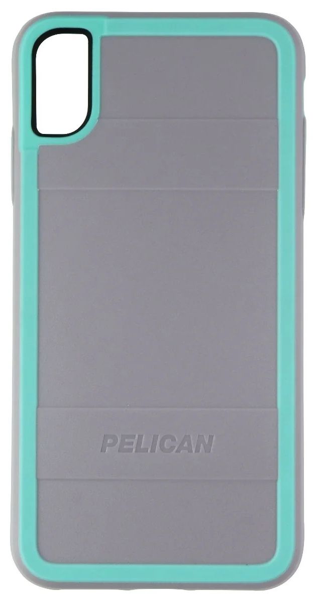 Pelican Protector Series Dual Layer Case for Apple iPhone Xs Max - Grey/Aqua by Pelican - Refurbished - Brand New condition - US$8.78