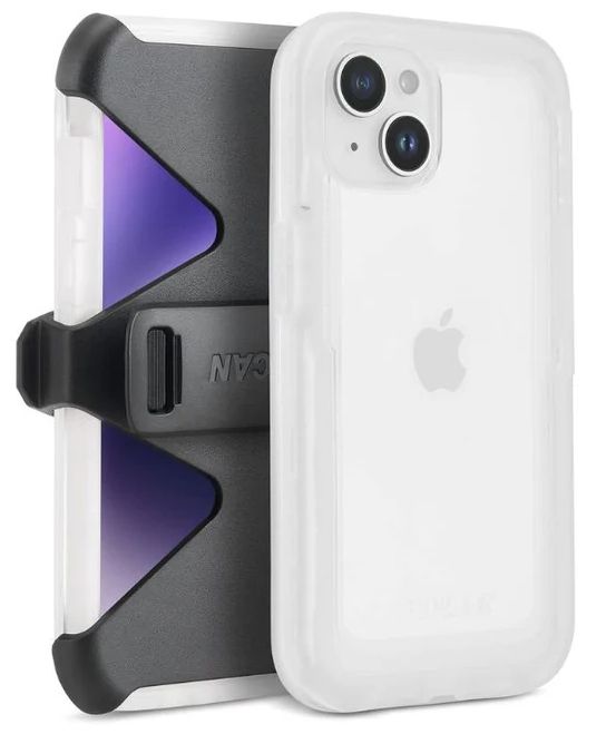 Pelican Voyager Case with Magsafe and Holster for iPhone 14+ - Crystal Clear by Pelican - Refurbished - Brand New condition - US$20.98