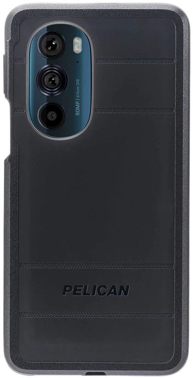 Pelican Voyager Phone Case + Holster for Motorola Edge+ (2022) - Black by Pelican - Refurbished - Very Good condition - US$8.78
