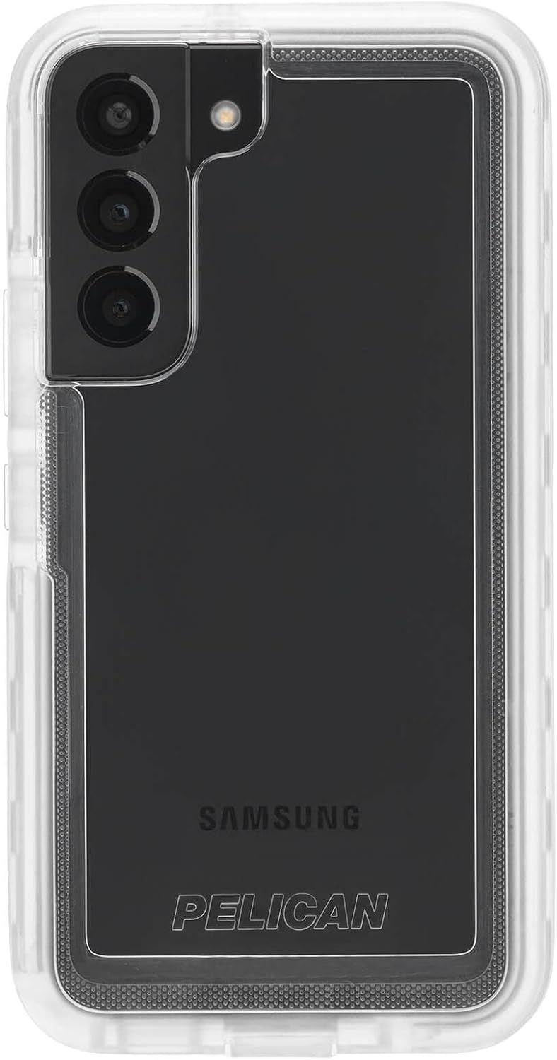 Pelican Voyager Phone Case with Holster Stand for Samsung Galaxy S22 - Clear by Pelican - Refurbished - Very Good condition - US$55.49