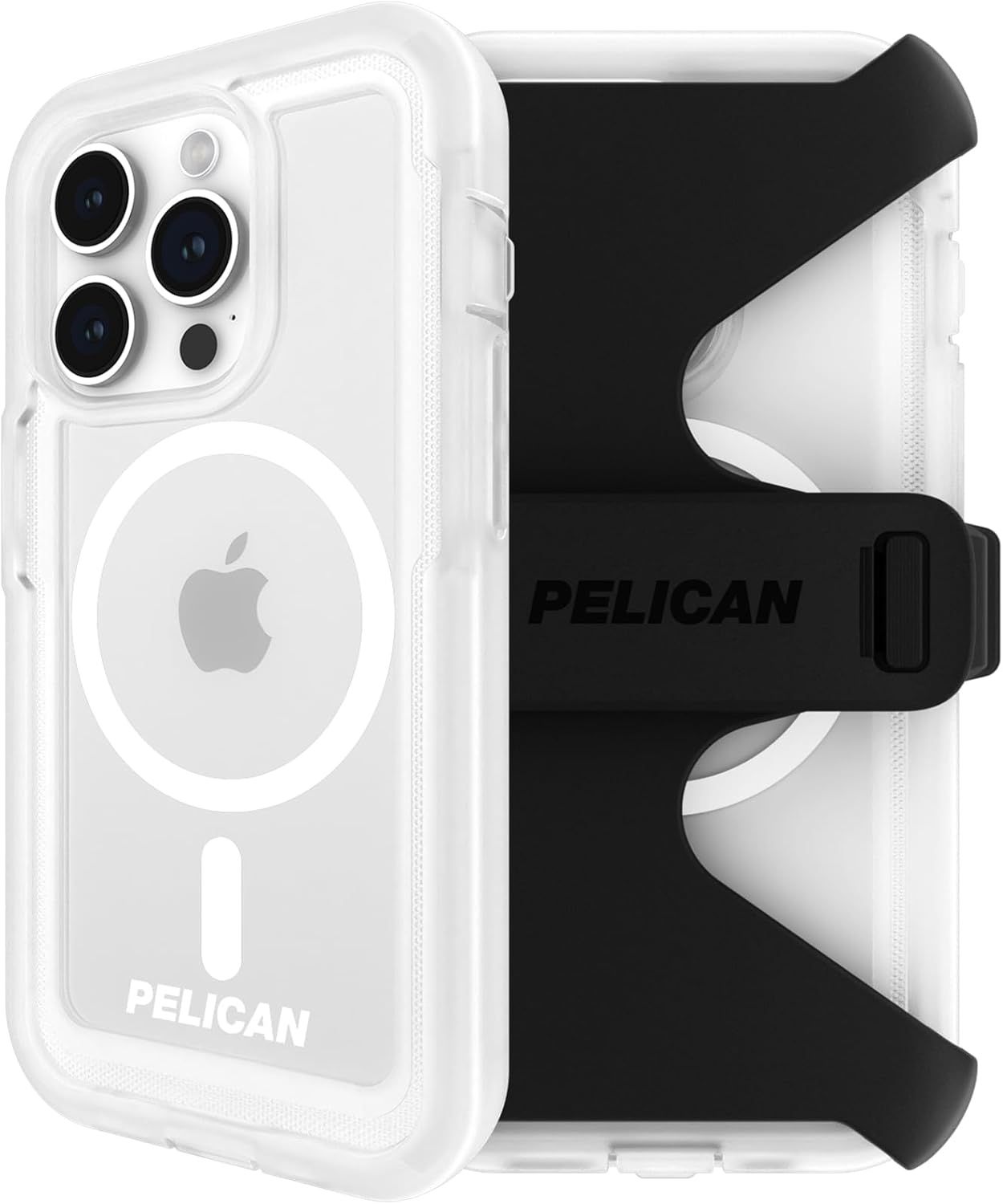 Pelican Voyager Phone Case with MagSafe For iPhone 15 Pro - Clear by Pelican - Refurbished - Very Good condition - US$30.98