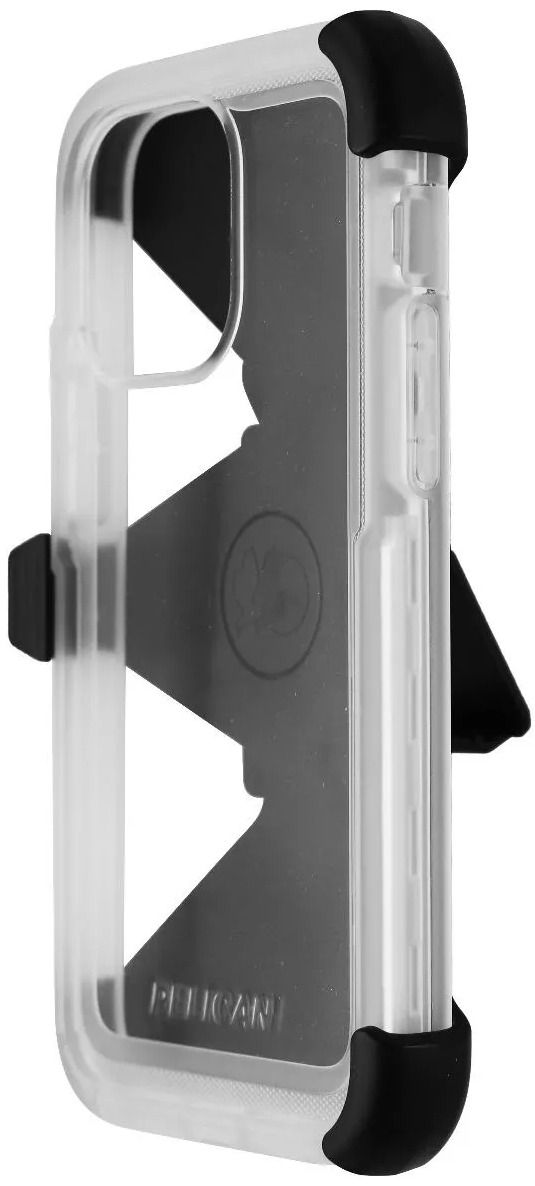 Pelican Voyager Series Phone Case & Holster for iPhone 14 Pro Max - Clear/Black by Pelican - Refurbished - Good condition - US$53.48