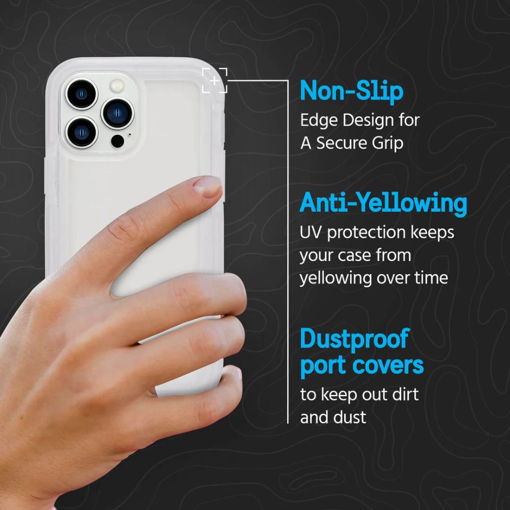 Pelican Voyager Series Phone Case & Holster for iPhone 14 Pro Max - Clear/Black by Pelican - Image 6