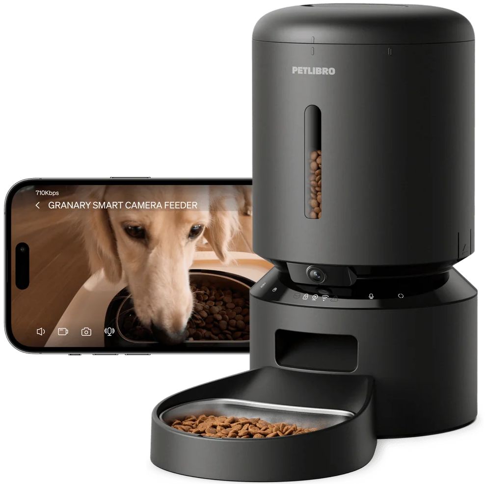 PetLibro PetLibro 5L Granary Smart Camera Pet Feeder - Black by PetLibro - Refurbished - Very Good condition - US$167.49