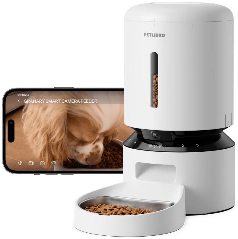 PetLibro PetLibro 5L Granary Smart Camera Pet Feeder - White by PetLibro - Refurbished - Very Good condition - US$167.49