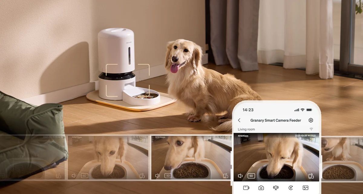 PetLibro PetLibro 5L Granary Smart Camera Pet Feeder - White by PetLibro - Image 4