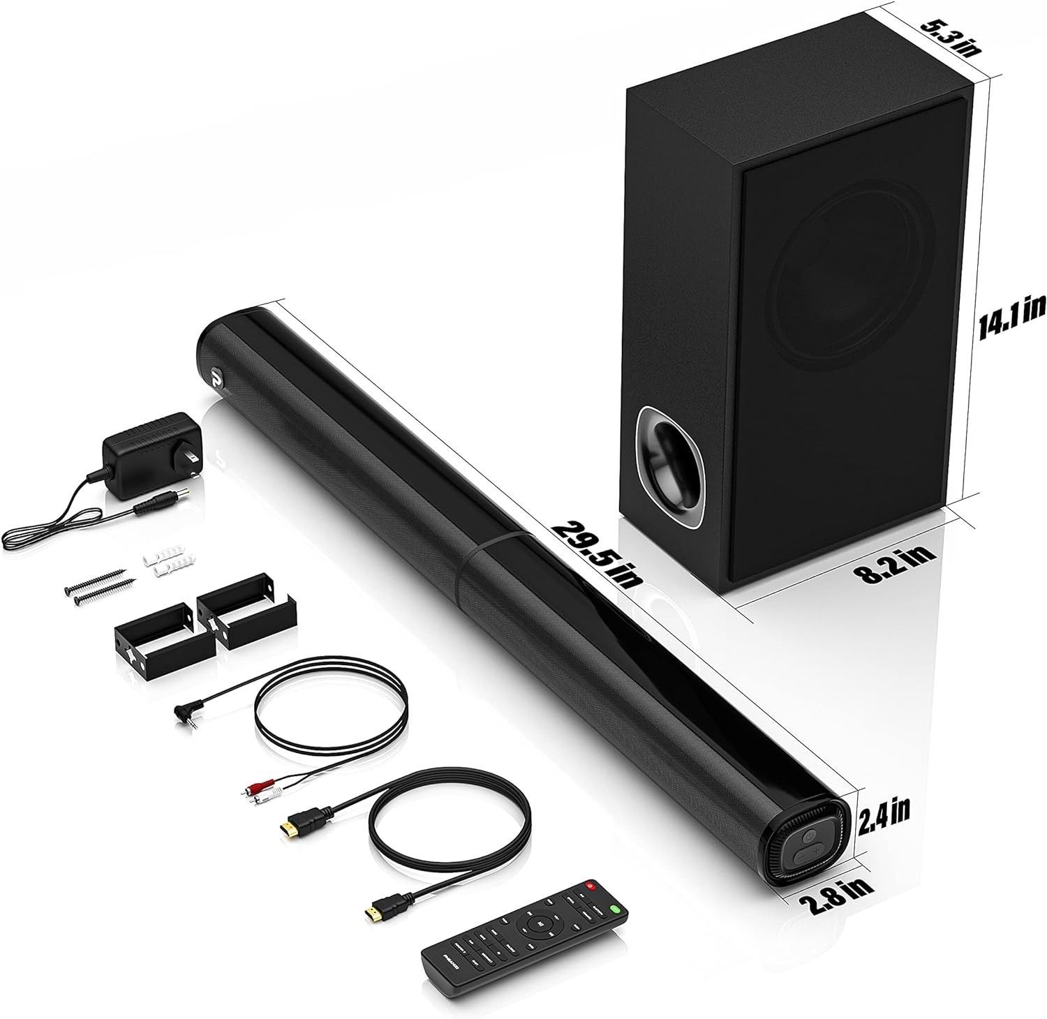 PHEANOO 2.1 CH SoundBar - Black by PHEANOO - Refurbished - Very Good condition - Image 2