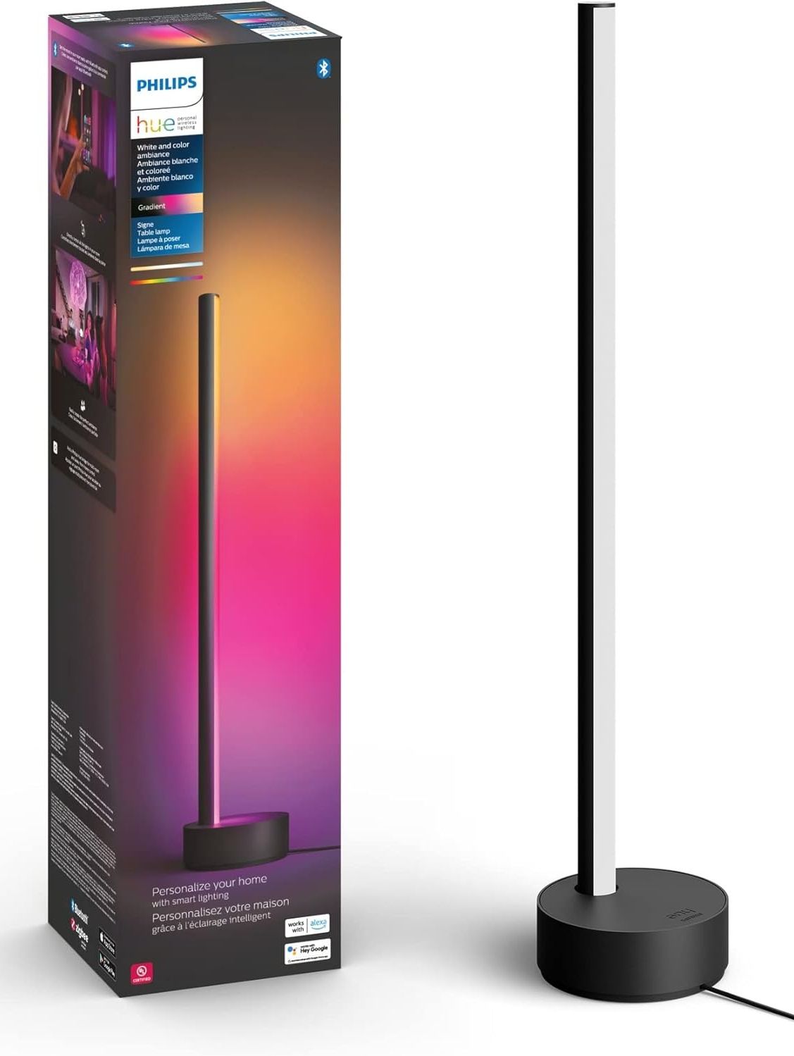 Philips Hue 569095 Gradient Signe Table Lamp - Black by Philips - Refurbished - Very Good condition - US$368.94