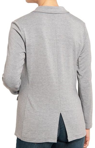 Philosophy Republic Clothing Women's Blazer L - Mist Grey Heather by Philosophy Republic Clothing - Image 2