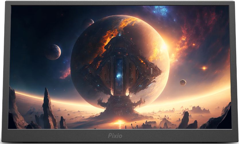 Pixio PX160 Premium Portable Gaming Monitor 15.6" - Black - 15.6 Inch by Pixio - Refurbished - Very Good condition - US$97.48