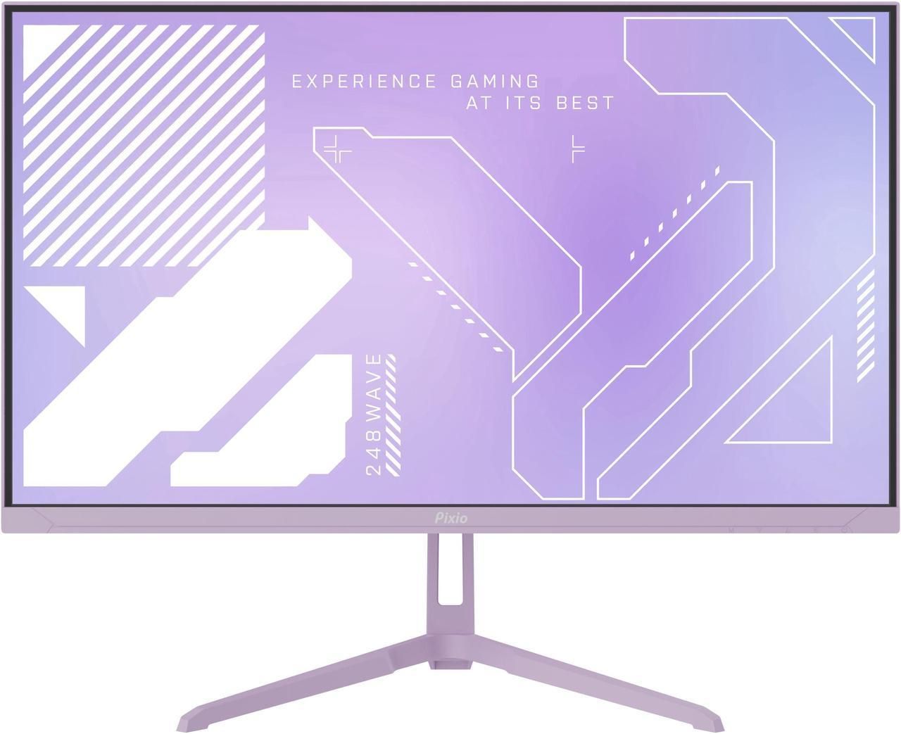 Pixio PX248 Wave Gaming Monitor 24" - Purple - 24 Inch by Pixio - Refurbished - Very Good condition - US$137.98