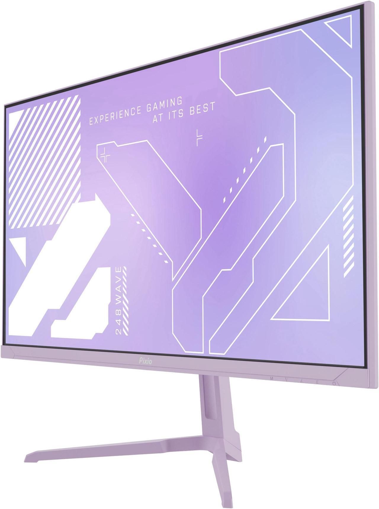 Pixio PX248 Wave Gaming Monitor 24" - Purple - 24 Inch by Pixio - Refurbished - Very Good condition - Image 3