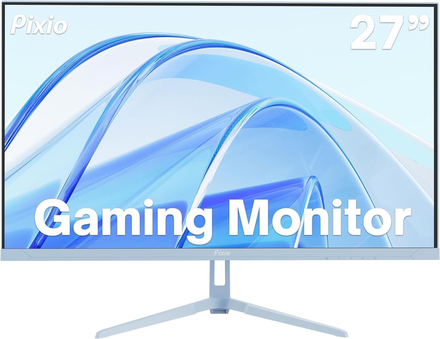 Pixio PX278 Wave Gaming Monitor 27" - Blue - 27 Inch by Pixio - Refurbished - Very Good condition - US$176.48