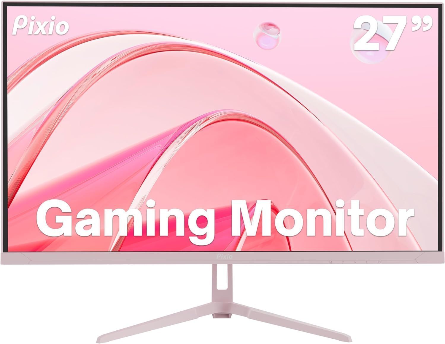 Pixio PX278 Wave Gaming Monitor 27" - Pink - 27 Inch by Pixio - Refurbished - Very Good condition - US$146.98