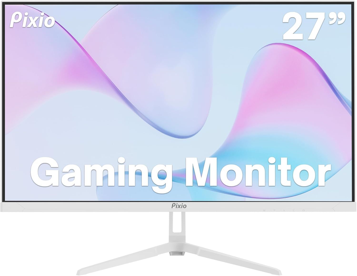 Pixio PX279 Wave Gaming Monitor 27" - White - 27 Inch by Pixio - Refurbished - Very Good condition - US$176.48