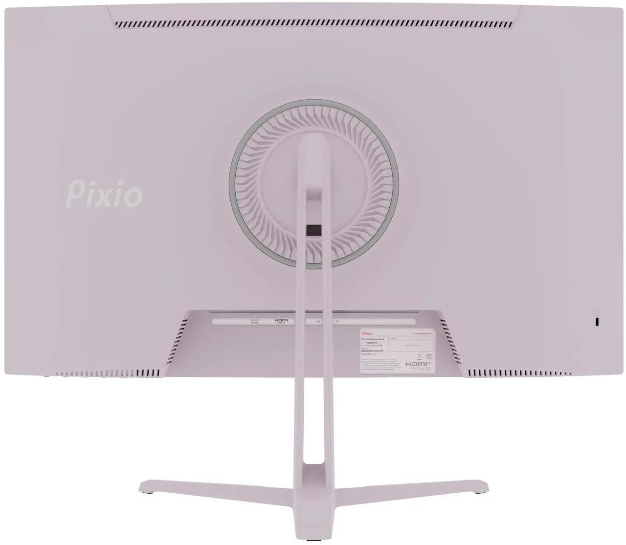 Pixio PXC248 Wave Curved Gaming Monitor 24" - Pink - 24 Inch by Pixio - Refurbished - Very Good condition - Image 3