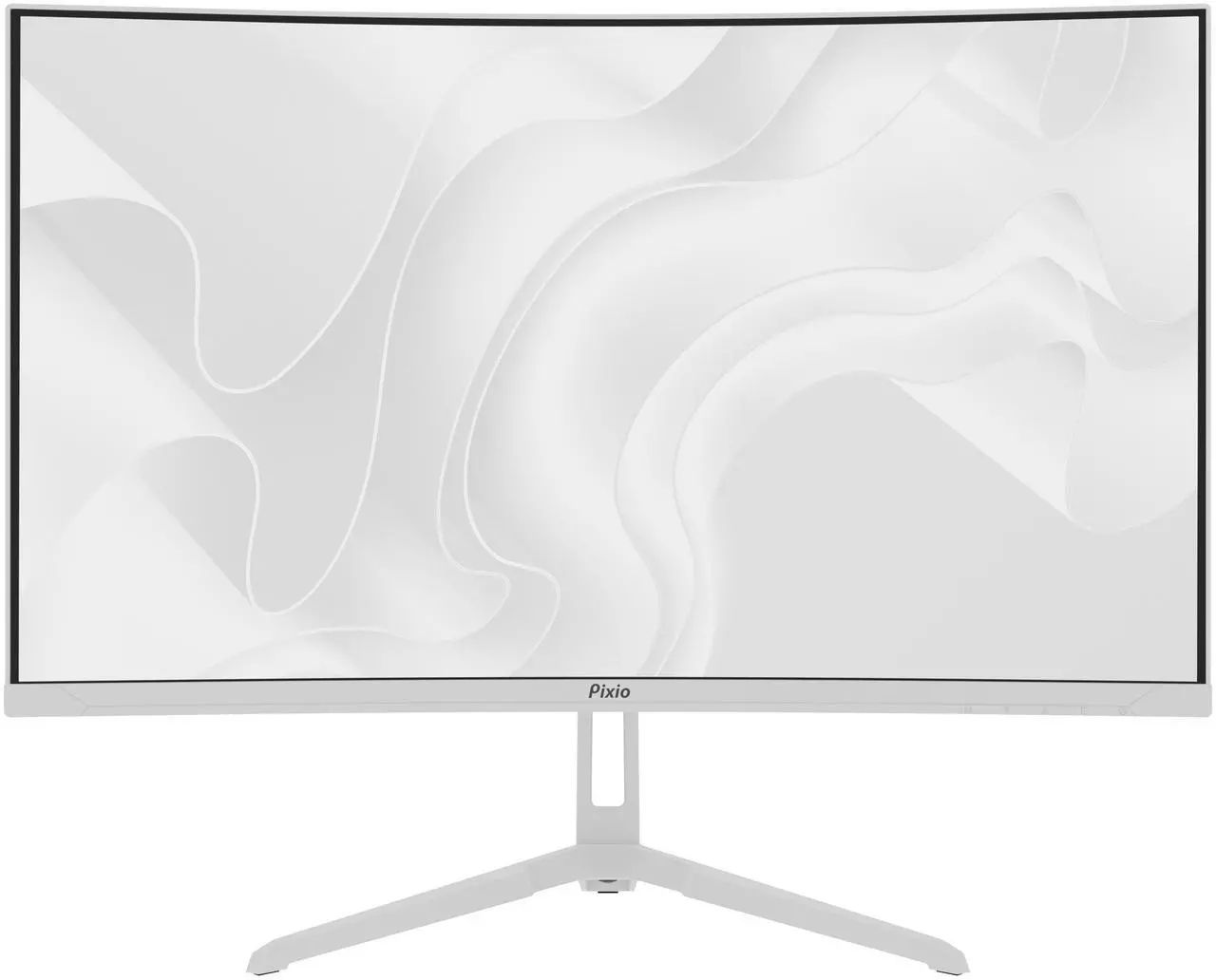 Pixio PXC248 Wave Curved Gaming Monitor 24" - White - 24 Inch by Pixio - Refurbished - Very Good condition - US$137.98