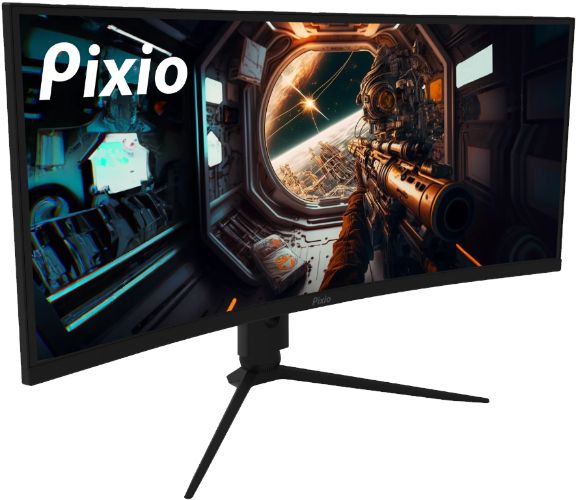 Pixio PXC348C Curved Gaming Monitor 34" - Black - 34 Inch by Pixio - Image 2