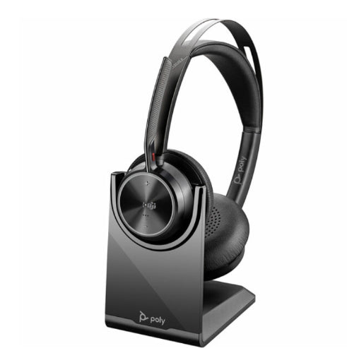 Poly com Voyager Focus 2 UC USB-C Headset with Charge Stand (VFOCUS2) - Black by Poly - Refurbished - Very Good condition - US$339.99